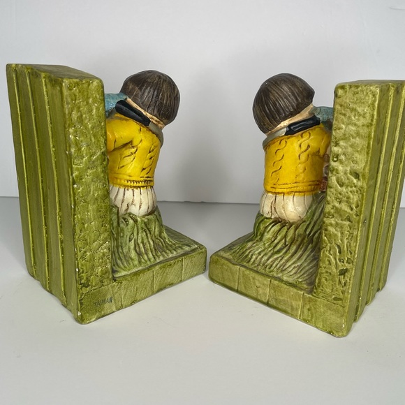 Vintage Golfer Ceramic Bookends | OS - Picture 4 of 4